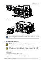 Предварительный просмотр 5 страницы Barco FLM lamp house Installation Manual