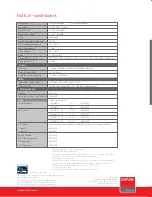 Preview for 4 page of Barco FLM R20+ Performer Brochure & Specs