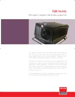 Preview for 1 page of Barco FLM R22+ Brochure & Specs