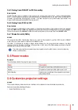 Preview for 45 page of Barco FS-FL40 MKII Series User Manual