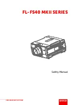 Предварительный просмотр 1 страницы Barco FS40 - 4K Safety Manual