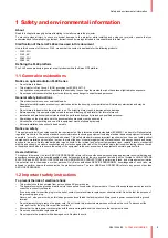 Preview for 3 page of Barco FS40 - 4K Safety Manual