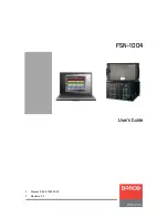 Barco FSN-1004 User Manual предпросмотр