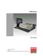 Barco FSN Series User Manual предпросмотр