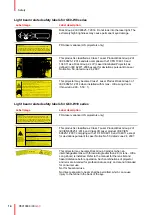 Preview for 14 page of Barco G60 Series User Manual