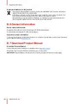 Preview for 98 page of Barco G62-W9 User Manual