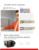 Preview for 2 page of Barco Galaxy 12 HB+ Brochure & Specs