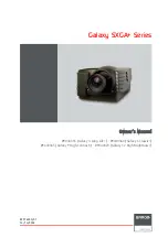 Предварительный просмотр 1 страницы Barco Galaxy 12 High Brightness+ R9040370 Owner'S Manual