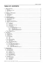 Предварительный просмотр 5 страницы Barco Galaxy 12 High Brightness+ R9040370 Owner'S Manual