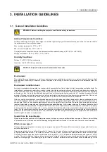Предварительный просмотр 15 страницы Barco Galaxy 12 High Brightness+ R9040370 Owner'S Manual