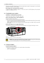 Preview for 16 page of Barco Galaxy 12 High Brightness+ R9040370 Owner'S Manual