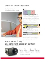 Предварительный просмотр 2 страницы Barco GALAXY 4 LL+ Brochure & Specs