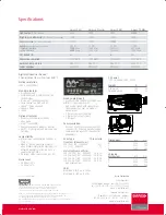 Предварительный просмотр 6 страницы Barco GALAXY 4 LL+ Brochure & Specs