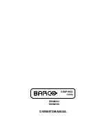 Preview for 1 page of Barco GRAPHICS 1208S R9000893 Owner'S Manual