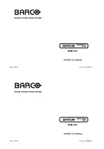 Barco Graphics 8200 Owner'S Manual preview
