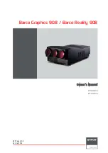 Preview for 1 page of Barco Graphics 908 Owner'S Manual