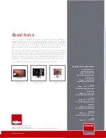 Preview for 6 page of Barco HD-42 Specifications