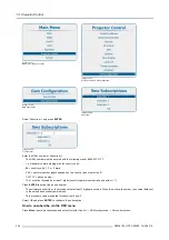 Preview for 254 page of Barco HDF W series Use And Installation  Manual