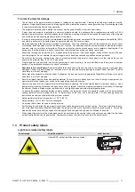 Предварительный просмотр 15 страницы Barco HDF-W30LP User And Installation Manual