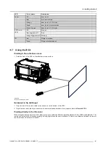 Preview for 85 page of Barco HDF-W30LP User And Installation Manual