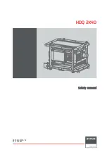 Предварительный просмотр 1 страницы Barco HDQ--2K40 Safety Manual