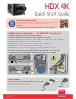 Barco HDX 4K Quick Start Manual preview