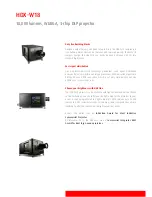 Preview for 2 page of Barco HDX W18 Information