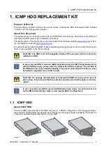 Preview for 5 page of Barco ICMP HDD Installation Manual