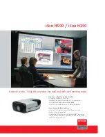 Предварительный просмотр 1 страницы Barco iD H250 Specifications