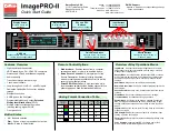 Предварительный просмотр 3 страницы Barco ImagePRO-II Quick Start Manual