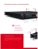 Предварительный просмотр 2 страницы Barco ImagePRO-II Specifications