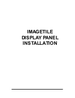 Preview for 23 page of Barco IMAGETILE System Manual