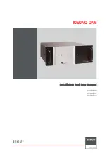 Barco IOSONO ONE R9801506 Installation And User Manual preview