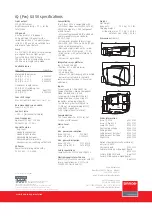 Preview for 2 page of Barco iQ (PRO) G350 Specifications