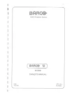 Preview for 1 page of Barco IRIS 800 Owner'S Manual