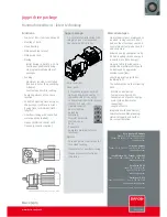 Preview for 2 page of Barco Jigger drive package Specifications