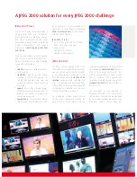 Предварительный просмотр 3 страницы Barco JPEG 2000 Brochure & Specs