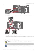 Preview for 11 page of Barco Lamp House with 2.5 kW lamp Installation Manual