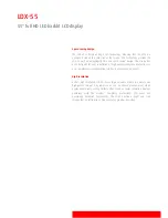 Предварительный просмотр 2 страницы Barco LDX­-55 Features