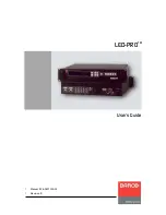 Предварительный просмотр 1 страницы Barco Led Pro User Manual