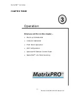 Preview for 17 page of Barco Matrix-PRO HD-SDI Installation And Operator'S Manual