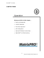 Предварительный просмотр 17 страницы Barco Matrix-PRO HD-SDI Installation And Operator'S Manual