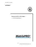 Preview for 49 page of Barco Matrix-PRO HD-SDI Installation And Operator'S Manual