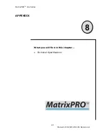 Предварительный просмотр 49 страницы Barco Matrix-PRO HD-SDI Installation And Operator'S Manual