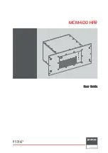 Barco MCM-400 HFR User Manual preview