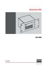 Preview for 1 page of Barco MCM-400 HFR User Manual