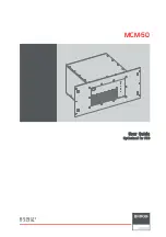 Barco MCM-50 User Manual preview