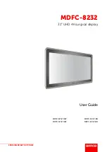 Barco MDFC-8232 3HB User Manual preview