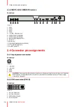 Preview for 14 page of Barco MDFC-8232 3SW User Manual