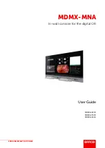 Barco MDMX-22400 User Manual preview